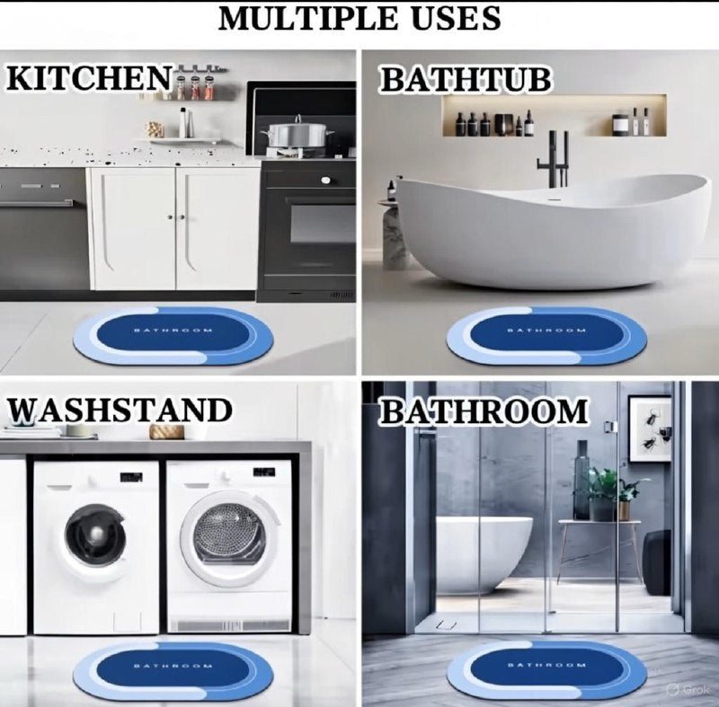 TrustStep Non-Slip Mat - The HOME Oval  Edition