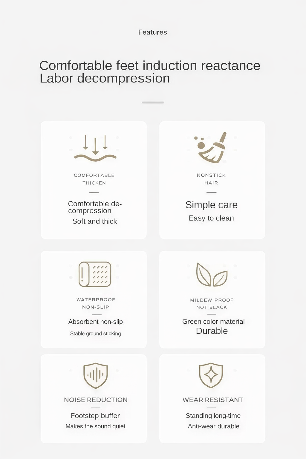 TrustStep Non-Slip Home Mat - The Oval Special Edition